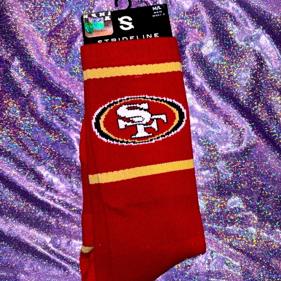 San Francisco 49er StrideLine Socks - Picture 1 of 4